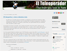 Tablet Screenshot of elteleoperador.com